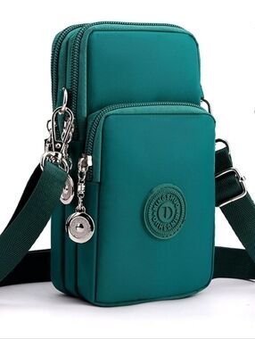 Crossbody Bag Phone Sleeve Concert Venue Festival Adjustable Strap Arm Wrist NWT